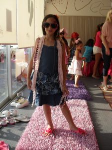 ספא לילדות- תצוגת אופנה